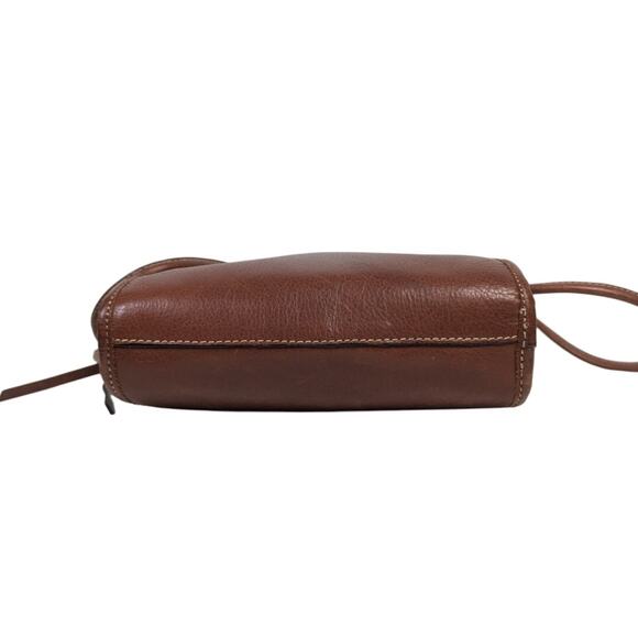 Margot Brown Leather Dome Crossbody Bag - Picture 4 of 6